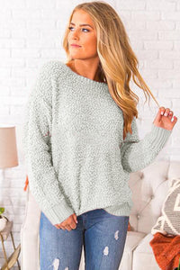 Twist Back Sweater - Alycia Mikay Fashion 