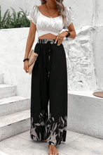 Load image into Gallery viewer, Drawstring High Waist Relax Fit Long Pants
