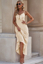 Load image into Gallery viewer, Spaghetti Strap Tie Detail Dress