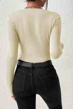 Load image into Gallery viewer, Scoop Neck Long Sleeve Bodysuit