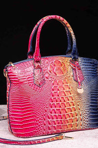 Designer Inspired Gradient Vegan Leather Handbag
