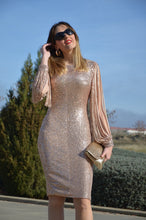 Load image into Gallery viewer, Sequin Tassel Sleeves Evening Dress - Alycia Mikay Fashion 