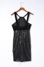 Load image into Gallery viewer, Sequin Fringe Detail Sleeveless Dress