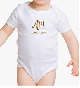 Infant "Alycia Mikay" Onesie - Alycia Mikay Fashion 