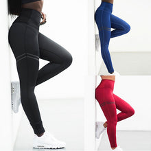 Load image into Gallery viewer, High Waist Fitness Leggings with Thigh Accent - Alycia Mikay Fashion 