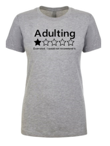 Adulting T-shirt - Alycia Mikay Fashion 