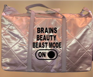 Brains Beauty Weekender / Workout Bag - Alycia Mikay Fashion 