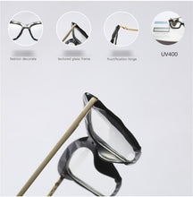 Load image into Gallery viewer, Fashionable Geometric Texture Eyeglass Frames - Alycia Mikay Fashion 