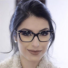Load image into Gallery viewer, Fashionable Geometric Texture Eyeglass Frames - Alycia Mikay Fashion 
