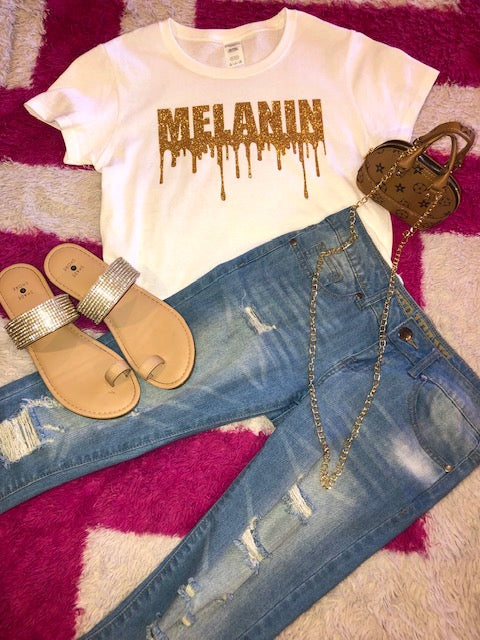 Melanin Goddess Tee - Alycia Mikay Fashion 