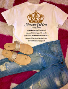 Melanin Goddess Tee - Alycia Mikay Fashion 