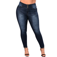 Load image into Gallery viewer, Plus Size High Waist  Skinny Jeans - Alycia Mikay Fashion 