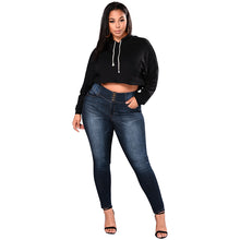 Load image into Gallery viewer, Plus Size High Waist  Skinny Jeans - Alycia Mikay Fashion 