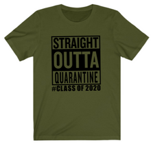 Load image into Gallery viewer, Seniors T-Shirt:  Straight Out of Quarantine of 2020 Tee - Alycia Mikay Fashion 