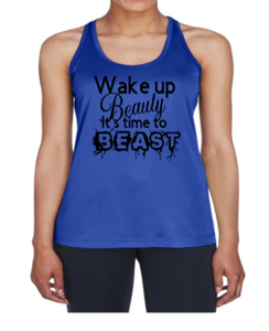 Wake Up Beauty Performance Tank Top - Alycia Mikay Fashion 