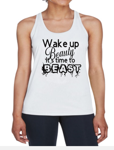 Wake Up Beauty Performance Tank Top - Alycia Mikay Fashion 