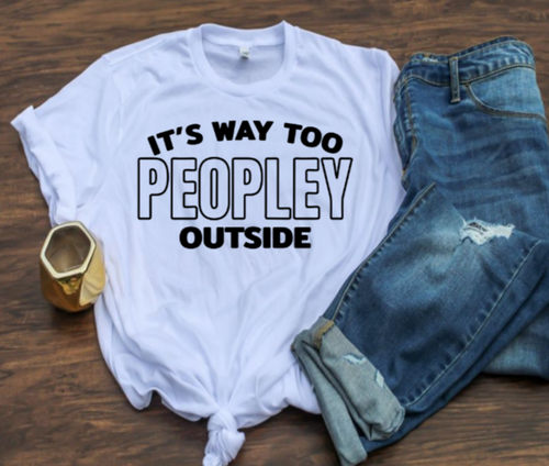 Too Peopley Outside T-shirt - Alycia Mikay Fashion 