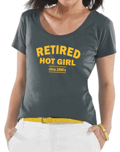 Retired Hot Girl Fitted Tee