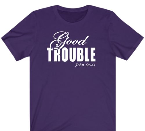 Fancy Good Trouble T-shirt - Alycia Mikay Fashion 