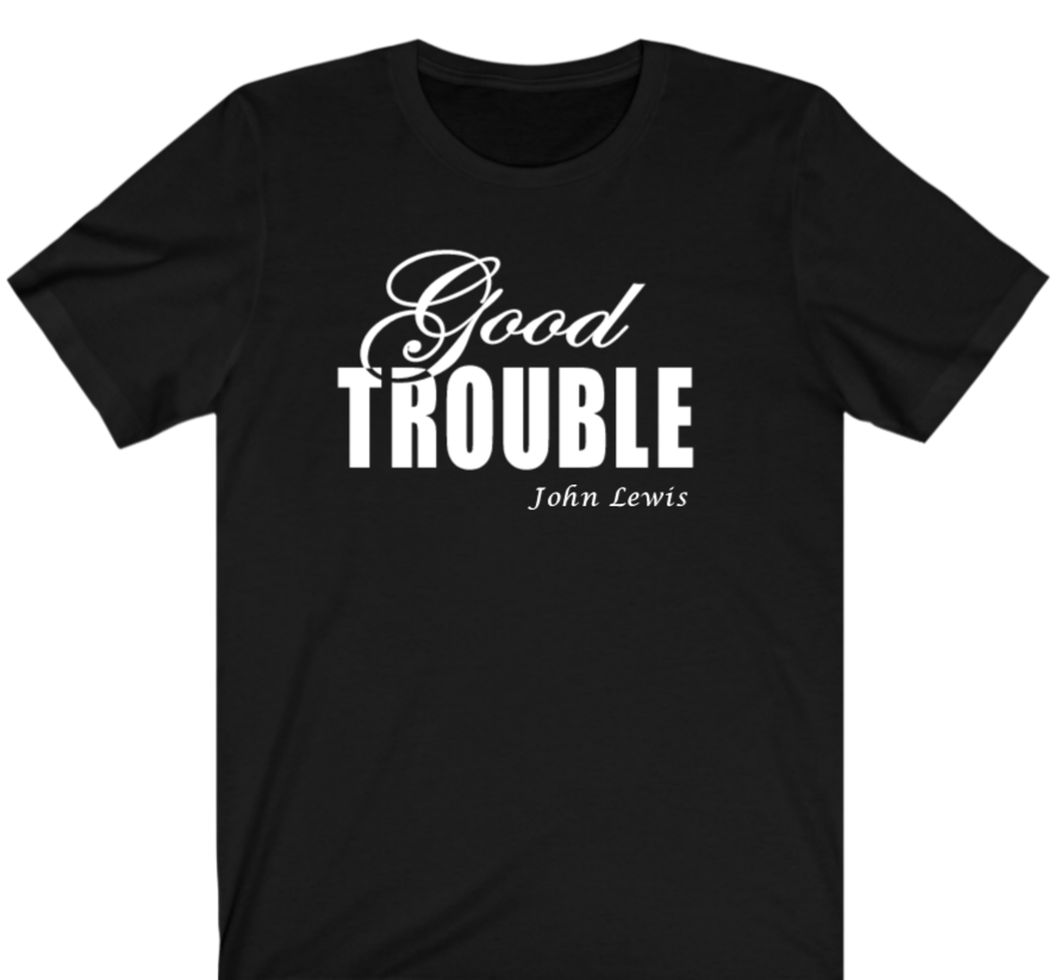 Fancy Good Trouble T-shirt - Alycia Mikay Fashion 