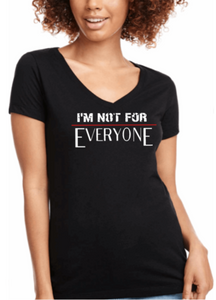 I'm Not For Everyone Fitted Tee - Alycia Mikay Fashion 