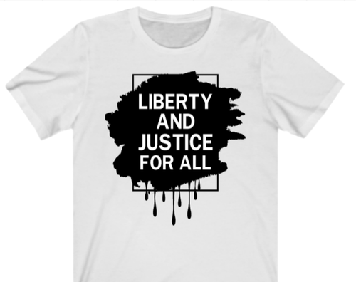 Liberty and Justice T-Shirt - Alycia Mikay Fashion 