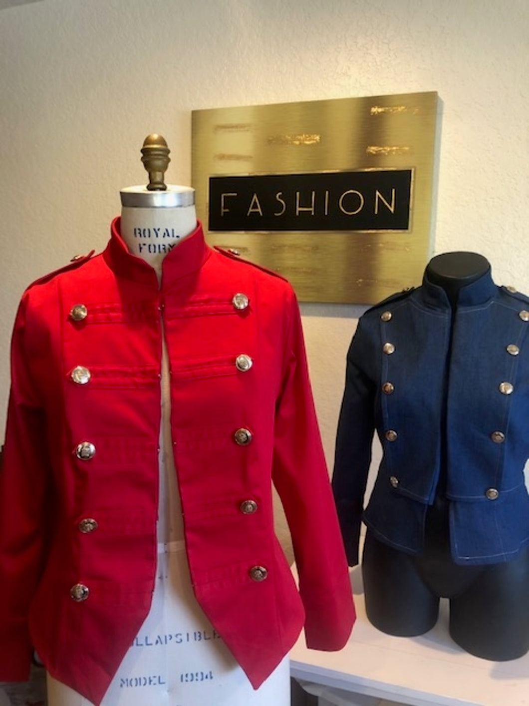 Red Military Jacket