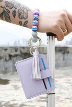 Load image into Gallery viewer, Beaded Tassel Keychain with Wallet