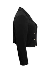 Load image into Gallery viewer, Plus Size Buttoned Lapel Collar Long Sleeve Blazer
