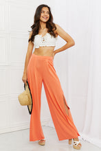 Load image into Gallery viewer, Culture Code Heatwave Front Slit Flowy Pants