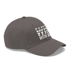 Unisex "Win With Me" Twill Baseball Cap - Alycia Mikay Fashion 