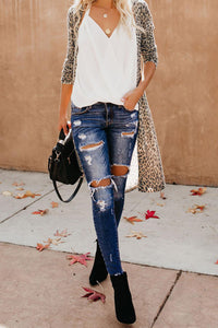 Leopard Print Cardigan - Alycia Mikay Fashion 