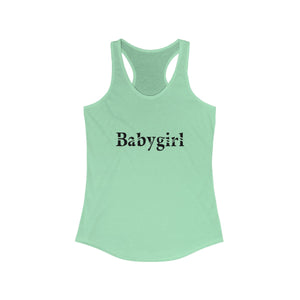 "Babygirl" Racerback Tank - Alycia Mikay Fashion 