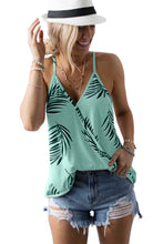 Load image into Gallery viewer, Green Tropical Print Tank Top - Alycia Mikay Fashion 