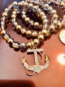 Gold Iridescent 4-piece Bracelet Set - Alycia Mikay Fashion 