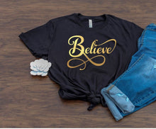 Load image into Gallery viewer, Believe T-Shirt - Alycia Mikay Fashion 