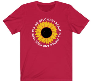 She's A Wildflower T-Shirt - Alycia Mikay Fashion 