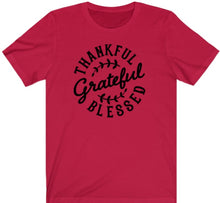 Load image into Gallery viewer, Thankful Grateful Blessed T-shirt - Alycia Mikay Fashion 