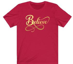 Believe T-Shirt - Alycia Mikay Fashion 