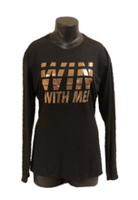 Load image into Gallery viewer, Ladies &quot;Win With Me!&quot; Athletic/Yoga Shirt - Alycia Mikay Fashion 