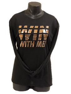 Ladies "Win With Me!" Athletic/Yoga Shirt - Alycia Mikay Fashion 