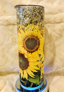 Sunflower Beauty Stainless Steel Tumbler